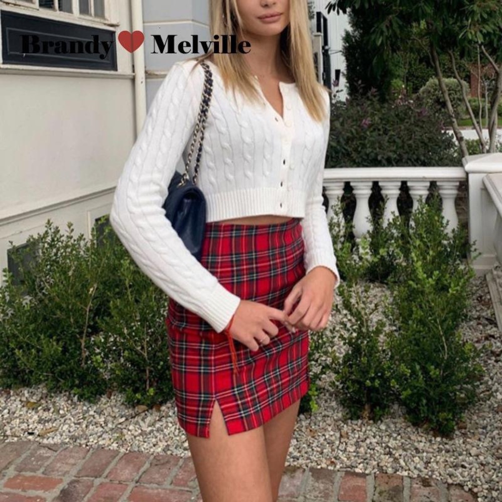 Brandy Melville Plaid Skirt